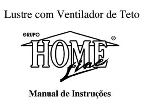 apa manual de Manual de instalação de ventiladores Home Line