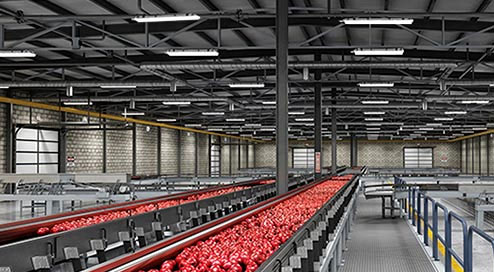 luminária com ip 65 para lâmpadas LED INSTALADAS 