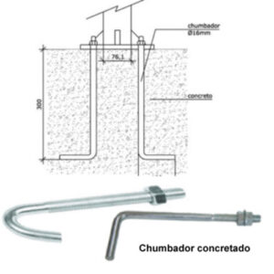 Chumbador concretado