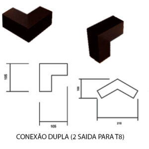 Conexão Tubo a Tubo LED