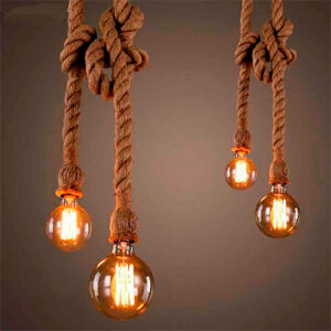 Luminária Pendente Corda