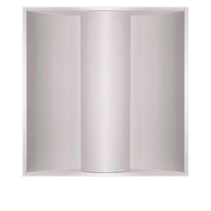 Luminária de Embutir Quadrada Melow Light com Rebatedor Central – Para TuboLED T8 2x9W