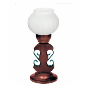 Luminária de Mesa Abajur Country Canga com 1 Globo