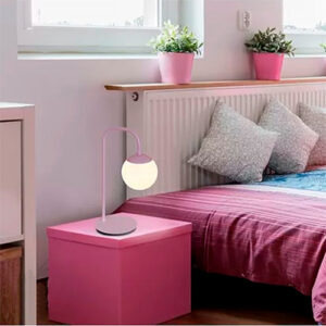 Luminária de Mesa Abajur Drop com Globo