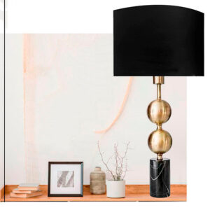 Luminária de Mesa Abajur Granito Indiano