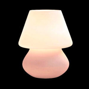 Luminária de Mesa Abajur todo de Vidro