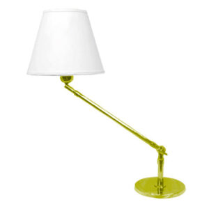 Luminária de Mesa Articulada Angel com Cúpula de Tecido