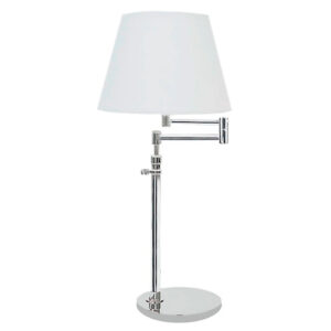 Luminária de Mesa Articulada Secuita com Cúpula de Tecido