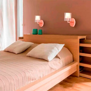 Luminária de Parede Arandela Articulada com Cúpula de Vidro Maison