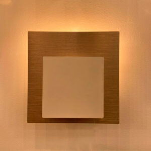 Luminária de Parede Arandela Moderna Quadrada Eclipse Argentona - LED Integrado