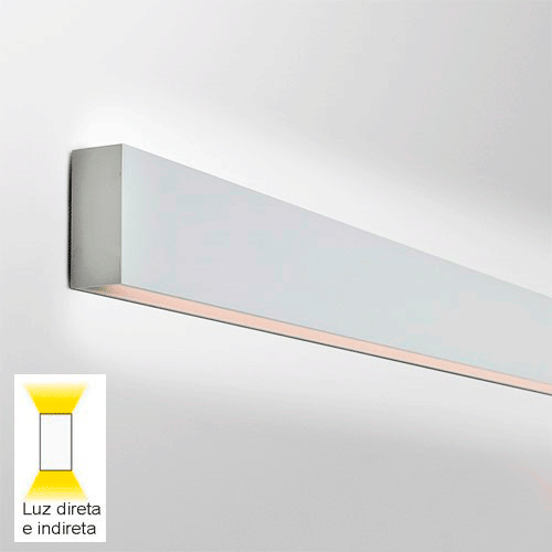 Arandela Acrílico LED duplo 70W