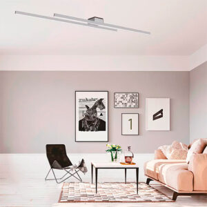 Luminária de Sobrepor Barras Paralelas – LED Integrado