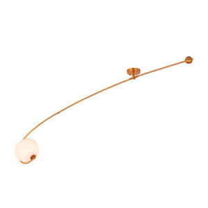 Arandela Nemo Bronze com Globo de Vidro