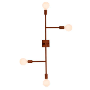 Parede Corse para 4 Lâmpadas