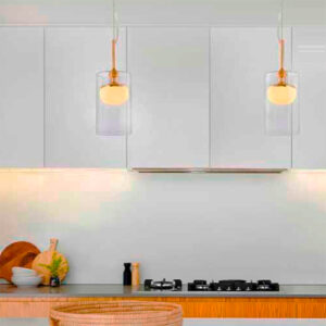 Luminária de Teto Pendente de Vidro Langar