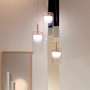 Luminária de Teto Pendente de Vidro Langar