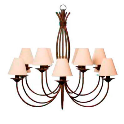 Lustre Clássico Puntas 12 Braços com muitas cores