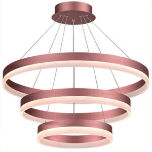 Lustre Moderno 3 Aros – LED Integrado