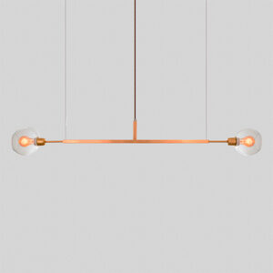 Lustre Moderno DOS 100 com 2 Globos