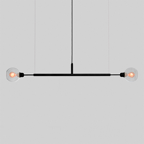 Lustre Moderno DOS 100 com 2 Globos