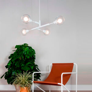 Lustre Moderno DOS 100 com 4 Globos