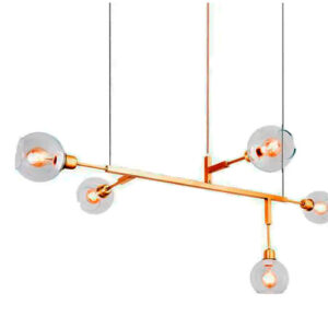 Lustre Moderno DOS 100 com 5 Globos