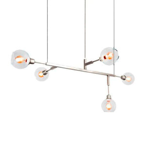 Lustre Moderno DOS 100 com 5 Globos