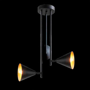 Lustre Moderno Foco Querol 3 Cúpulas