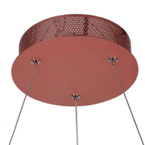 Lustre Moderno Pendente La Corunha Rosê Gold - LED Integrado