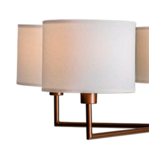 Lustre Pendente Clássico Vicenza com 6 Cúpulas