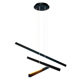 Lustre Pendente de Vidro Mair Transparente – LED Integrado