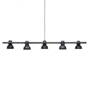 Lustre Pendente Moderno Ascribu com 5 Cúpulas