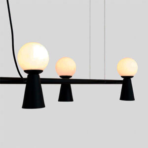 Lustre Pendente Moderno Gava com 3 Globos