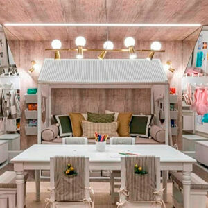 Lustre Pendente Moderno Gava com 5 Globos