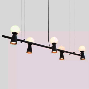 Lustre Pendente Moderno Gava com 5 Globos