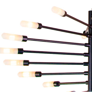 Lustre Pendente Moderno LED Hastes Cattar para 18 Lâmpadas