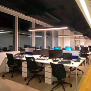 Lustre Pendente Moderno Linear Dome – LED Integrado