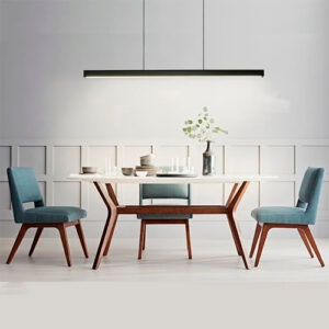 Lustre Pendente Moderno Linear Dome – LED Integrado