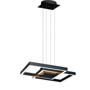 Lustre Pendente Moderno Quadrados Castel – LED Integrado