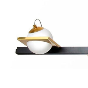 Lustre Pendente Moderno Varão com Suporte Quadrado - 6 Globos