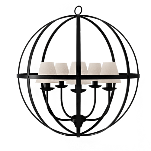 Lustre Clássico Globo 5-lampadas