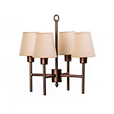 Lustre Clássico Tocheiro 4 Braços