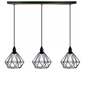 Pendente Aramado Diamante Triplo