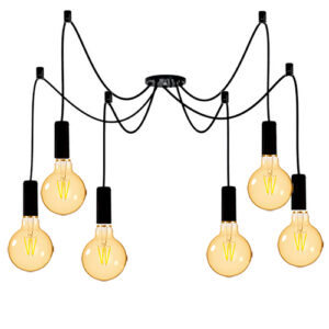 Pendente Aranha Deslocado Soquete