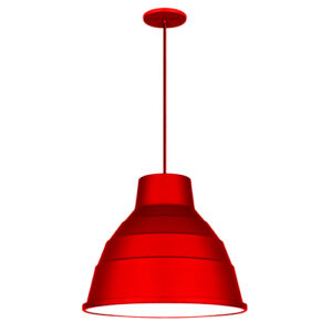 Pendente Diamante em Alumínio com Tampa de Vidro