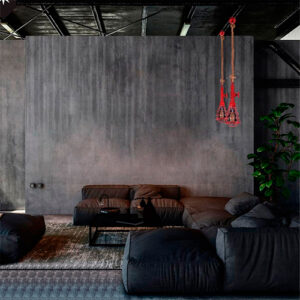 Pendente Industrial Aramado com Registro