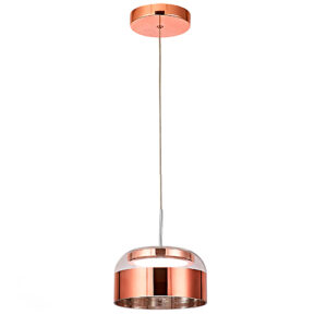 Pendente Metálico Moderno Segovia Albiol Pequeno - LED Integrado