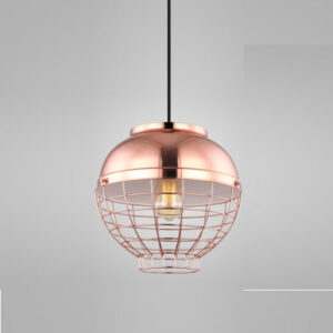 Pendente Metálico com Tela Cobreada