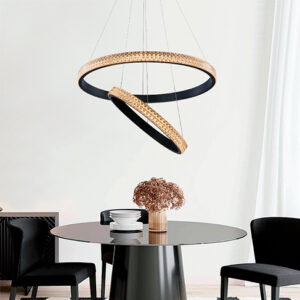 Pendente Moderno Anell Duplo - LED Integrado