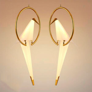 Pendente Moderno Ave Dobradura com 1 Pássaro – LED Integrado